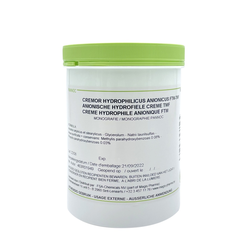 Anionische hydrophile Creme 1kg PANNOC