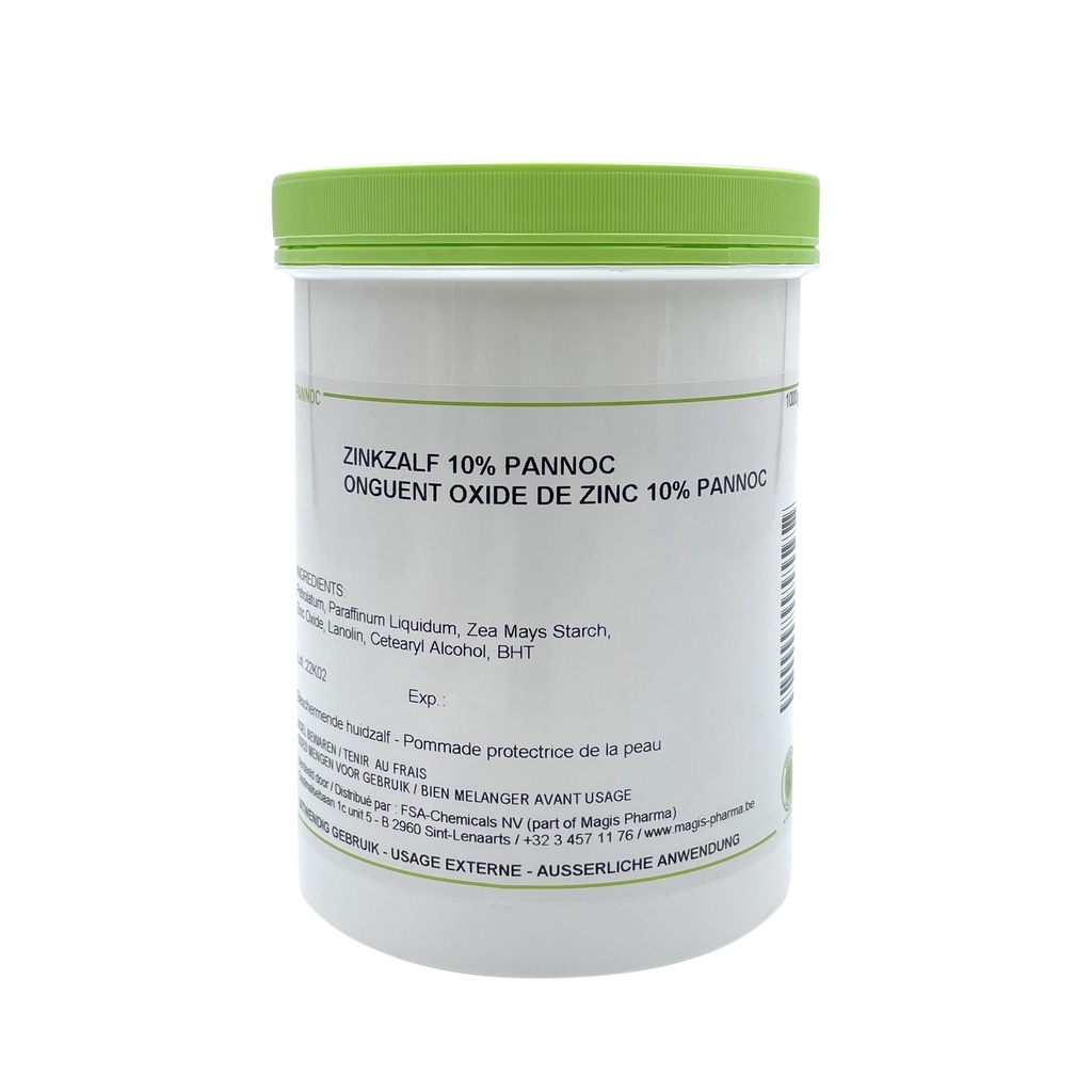 Onguent oxyde de Zinc (10%) 1kg PANNOC