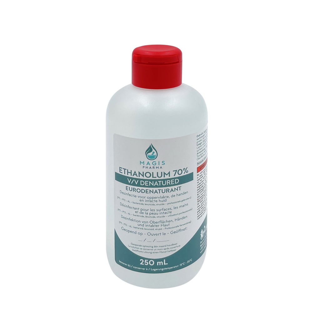 Ethanol 70% gedenatureerd 250mL 