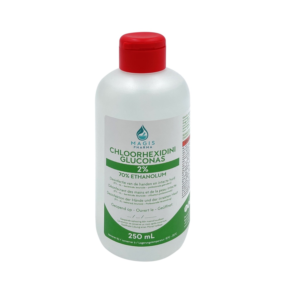Chloorhexidini gluc.alc. 2% 36x250mL CARTON PRINCIPAL
