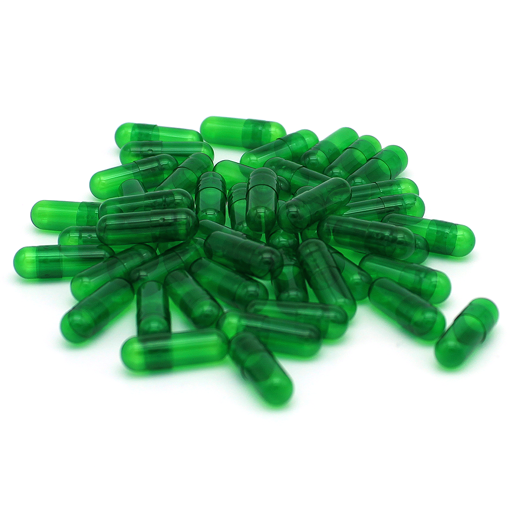 Capsule 3 Green Transparant 5000 caps
