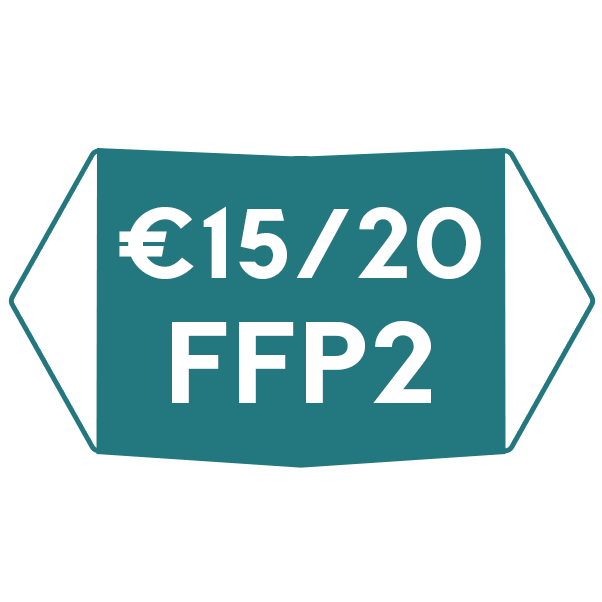 Remise sur Masques FFP2 €0,75/pc (min 3 pcs &amp; 200 euro) 