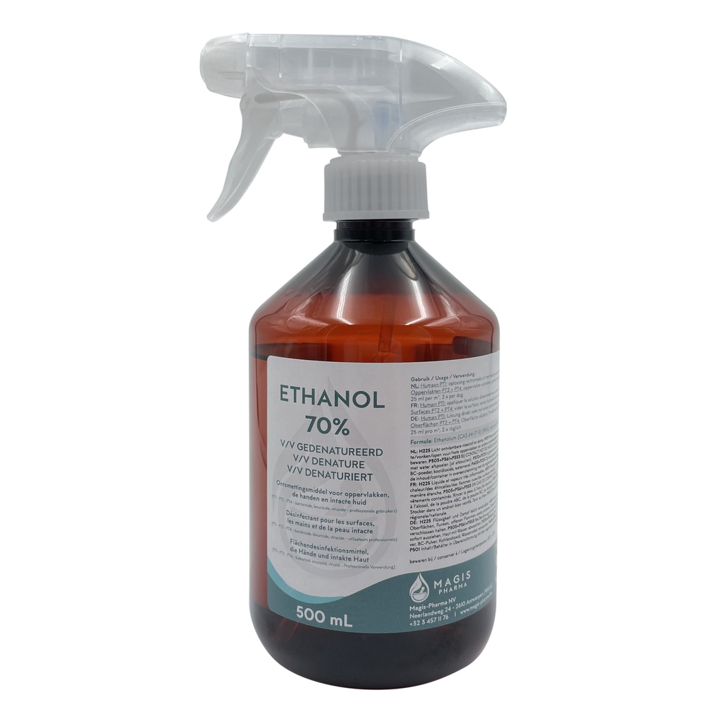 Etanol 70% desnaturalizado 12x500mL spray BOX