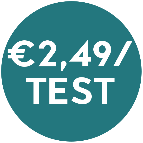 Korting op Alltest ZELFTEST € 2,49/test (min 3 stuks &amp; 200 euro)
