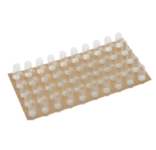 Caps on card Clear N°0 - 19x60caps (1140 caps)