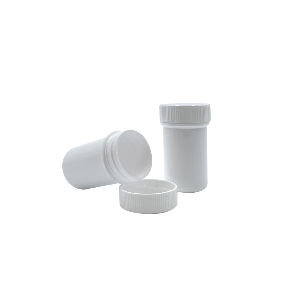 Ointment jar white + lid 20mL per 25