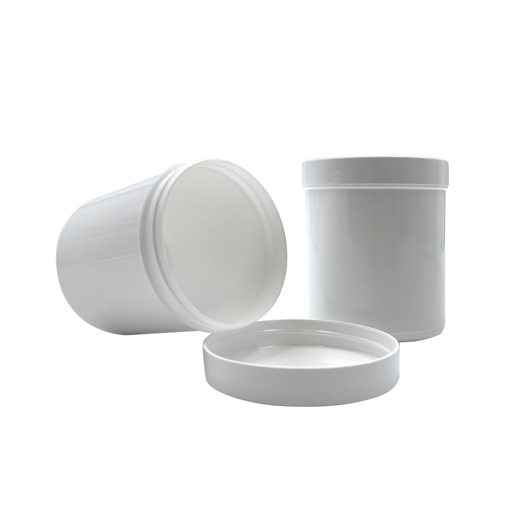 Ointment jar white + lid 250mL per 12