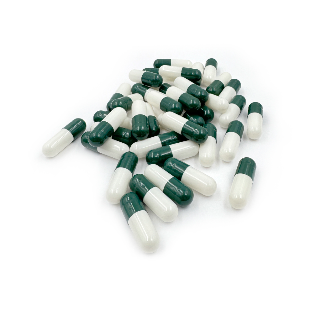 Gélules N°2 Green/White 5000 caps