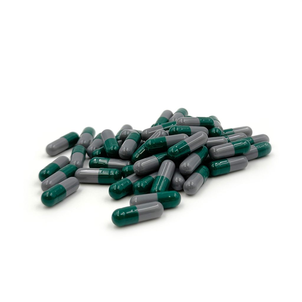 Gélules N°3 Dark Green/Std Grey Opaques 5000 caps