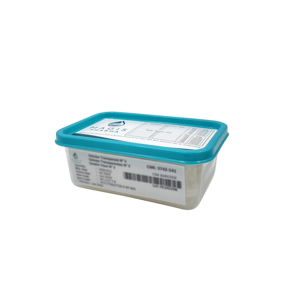 Gelulen Vegetarisch/HPMC N°0 2000 
