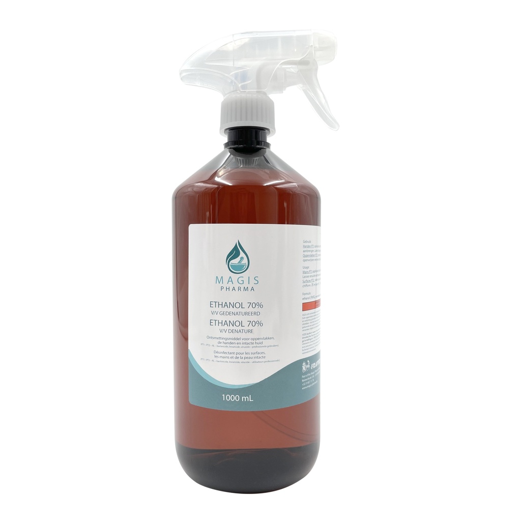 Ethanol 70% gedenatureerd 1L spray