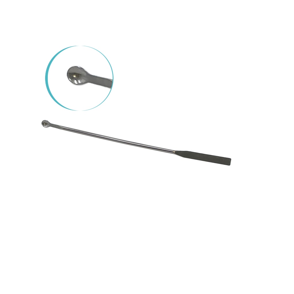 Laboratory spatula/spoon micro stainless steel 150mm