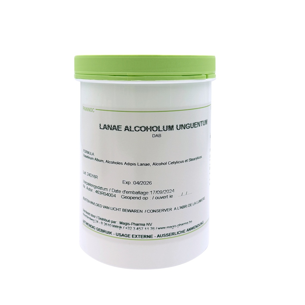 Alcool de lanoline (Lanae alcoholum unguentum) 1kg PANNOC