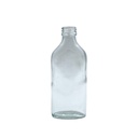 Fles glas ovaal clear 200mL din28 per 44