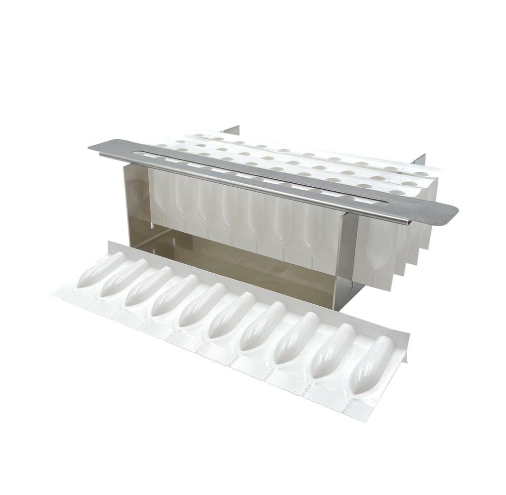 Suppository strip holder