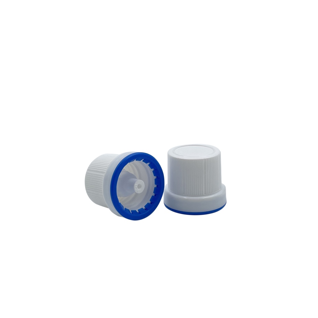 Cap din18 white sealable insert for oil per 25