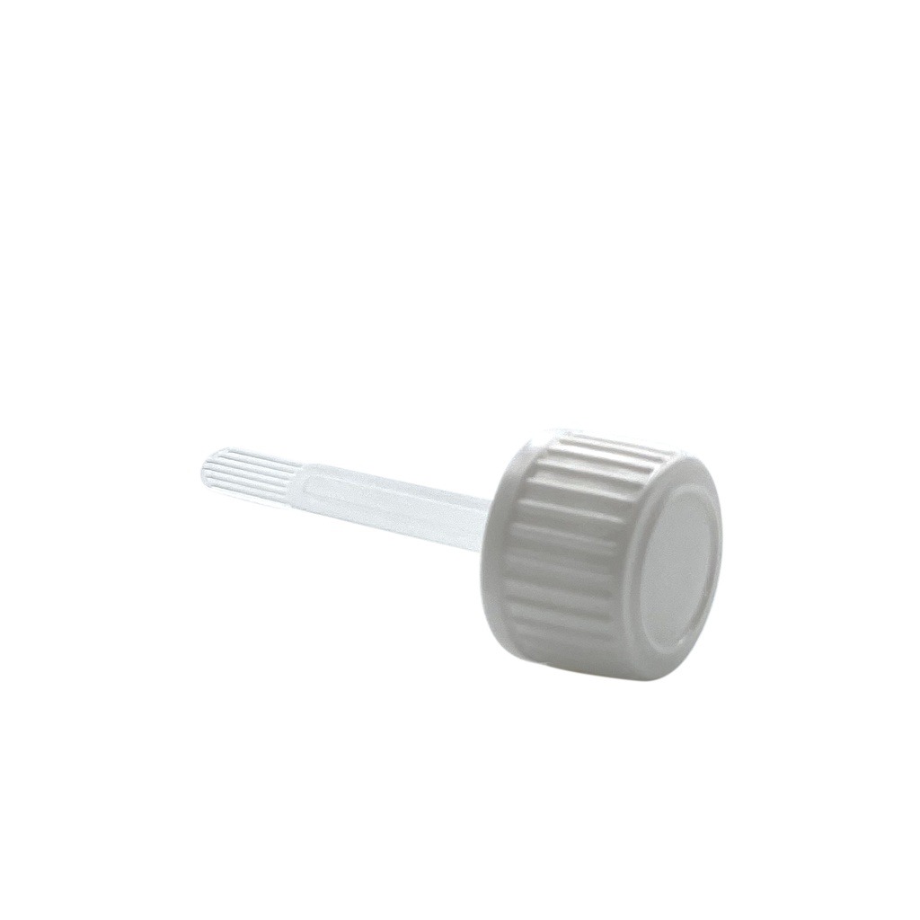 Cap din18 white spatula for 10mL per 25