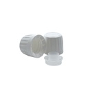 Cap white pouring spout sealable for PET din28 per 50