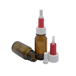 [9118048] Flasche Glasaugentropfen zentrop ROT steril 10mL pro 10