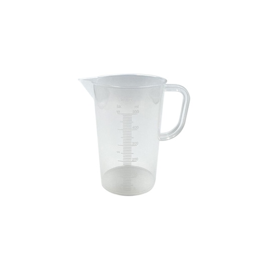 [4568085] Bécher de mesure plastique gradué avec anse 500mL