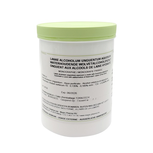 [2086361] Alcool de lanoline hydr. (Lanae alcoholum unguentum aquosum) 1kg PANNOC