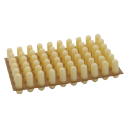 [4521910] Caps on card Ivory N°0 - 19x60caps (1140 caps)