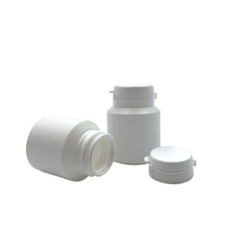 [4624391] Pot pharma-secure wit + deksel 40mL/31mm per 25