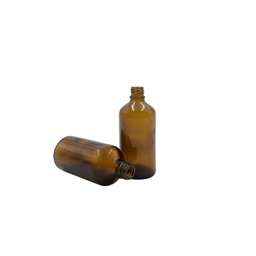 [4564977] Botella de vidrio all-round  marrón 100mL din18 por 25