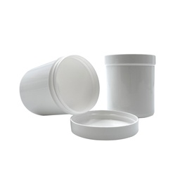 [4565123] Tarro pomada blanco + tapa 250mL per 12