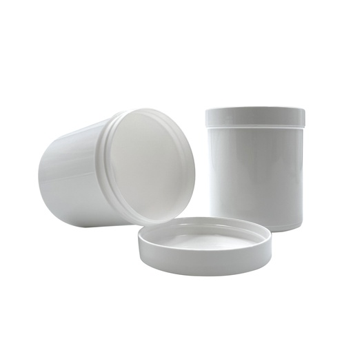 [4565123] Ointment jar white + lid 250mL per 12