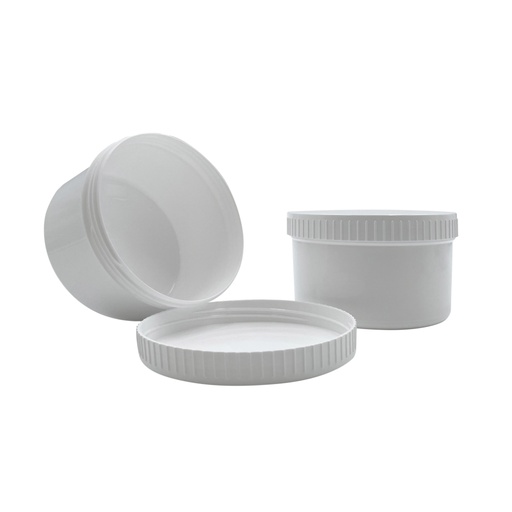 [4565131] Ointment jar white + lid 350mL per 12