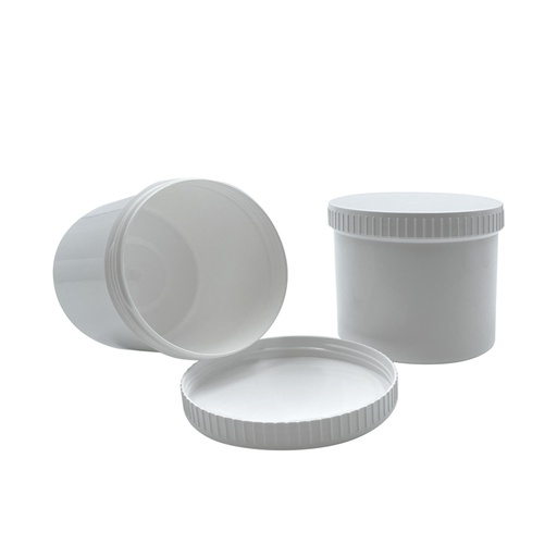 [4565149] Ointment jar white + lid 500mL per 12