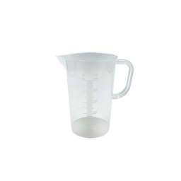 [4568085] Graduated plastic measuring cup with handle 500mL
