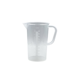 [4568093] Graduated plastic measuring cup with handle 1000mL