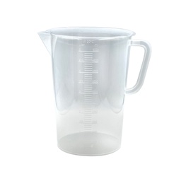 [4568119] Graduated plastic measuring cup with handle 5000mL