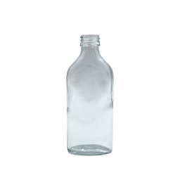 [4565263] Fles glas ovaal clear 200mL din28 per 44