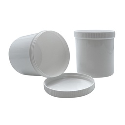 [4565164] Ointment jar white + lid 1000mL per 8