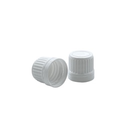 [4610911] Cap din18 white sealable without insert per 25