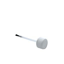 [4610937] Cap din18 white with brush for 30mL per 25